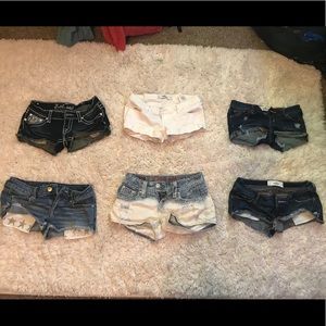 brand jean shorts